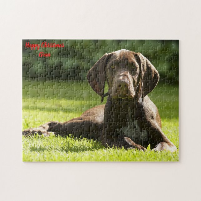 German Pointer Dog. Jigsaw Puzzle (Horizontal)