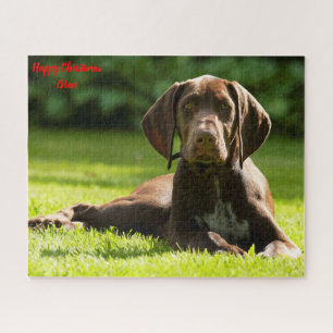 German Pointer Dog. Jigsaw Puzzle