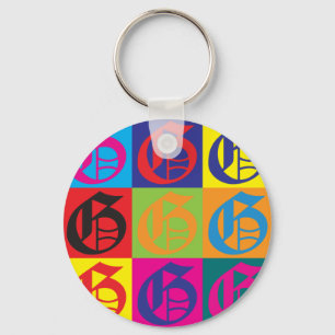 German Pop Art Key Ring