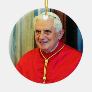 German Pope Benedict Ceramic Ornament