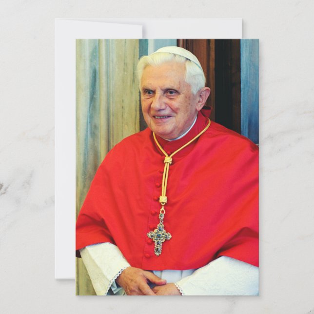 German Pope Benedict Invitation (Front)