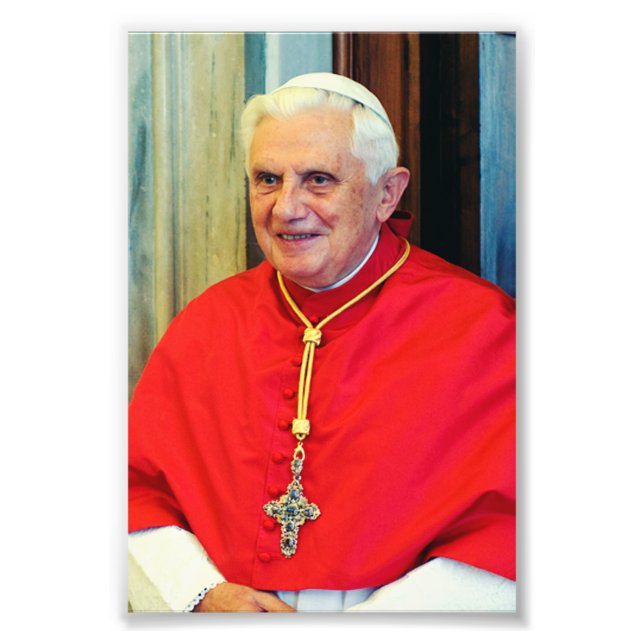 German Pope Benedict Photo Print (Front)