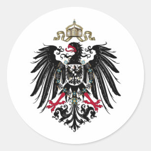 German Reich-Reichsadler 1889 Classic Round Sticker