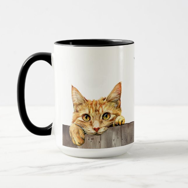 German Rex Cat Mug (Left)