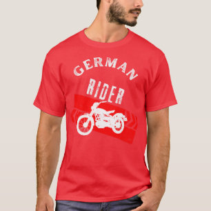 German Rider Motorcycle Vintage Biker 1 T-Shirt