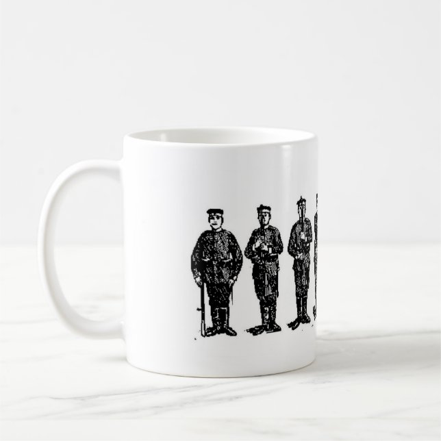 German Rifle Drill Coffee Mug (Left)