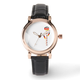 German Rose Flag Watch