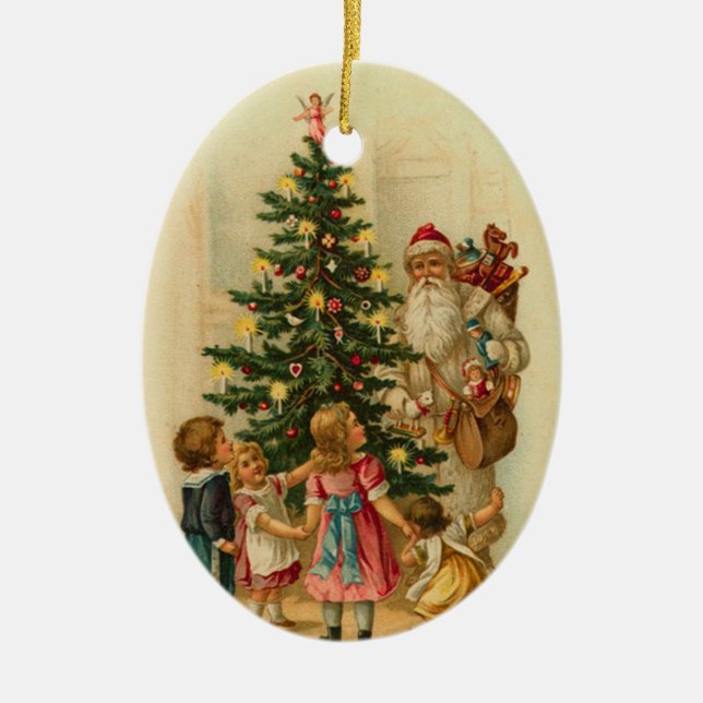 German Santa Christmas Ornament (Front)