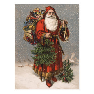 Old World Santa Claus Vintage Victorian St Nick Cards & Invitations ...