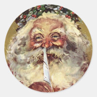 German Santa Stickers 2