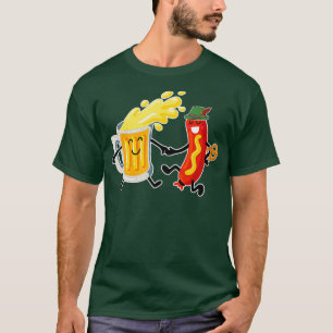 German Sausage Oktoberfest Wurst Bavarian Beer Lov T-Shirt