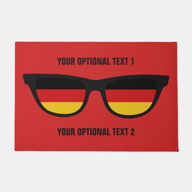 German Shades custom door mats (Front)