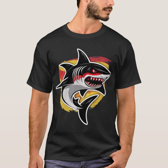 German shark T-Shirt (Front)