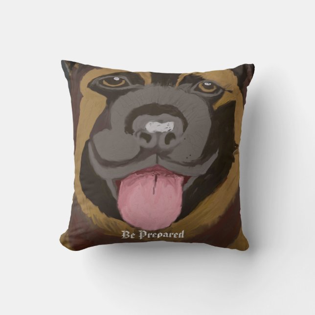 German Shepard Iconic Gift Cushion (Front)