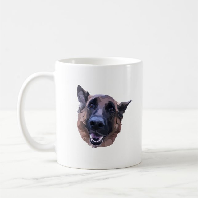 German Shepard mug (Left)
