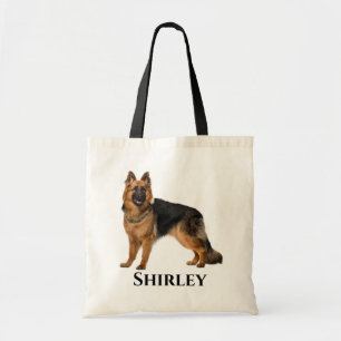 German Shepard Personalise Tote Bag