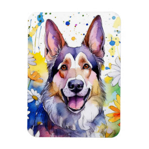 German Shepard Photo Magnet