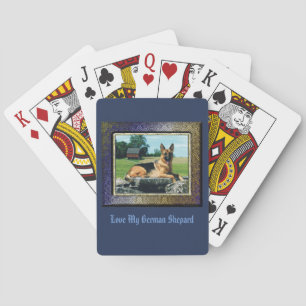 German Shepard Playing Cards