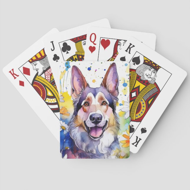 German Shepard Playing Cards (Back)