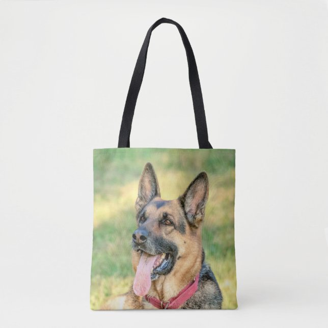 German Shepard Tote Bag (Front)