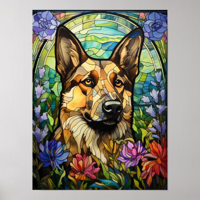 German Shephard Dog Poster (Front)