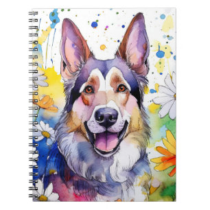 German Shephard Spiral Notebook
