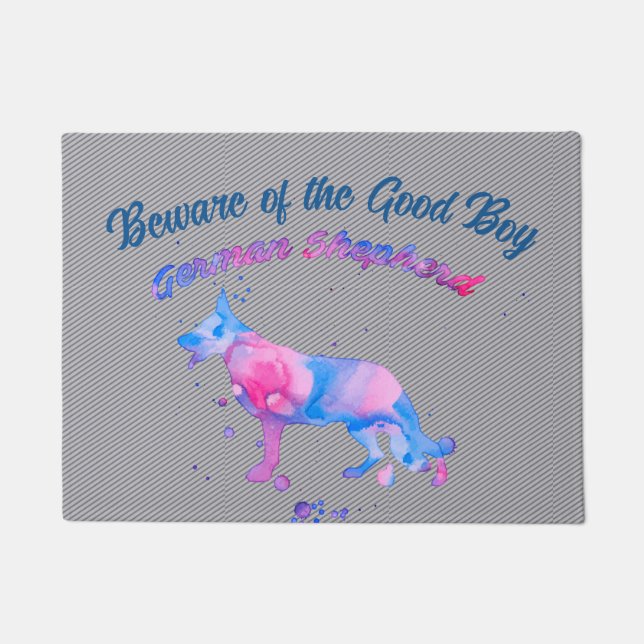 German Shepher Doormat (Front)