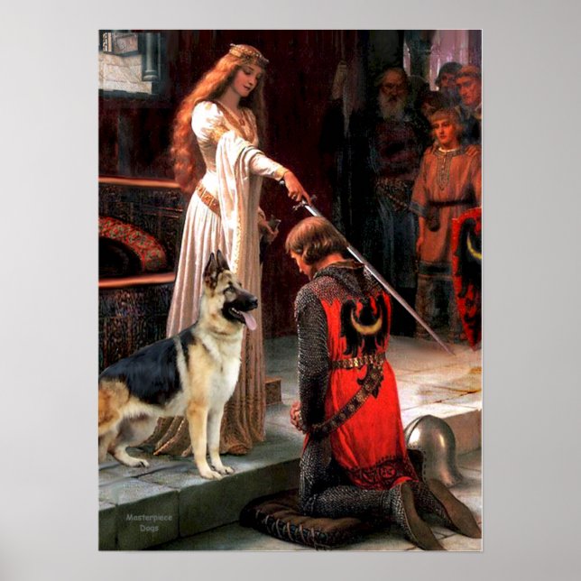 German Shepherd 13  - The Accolade Poster (Front)