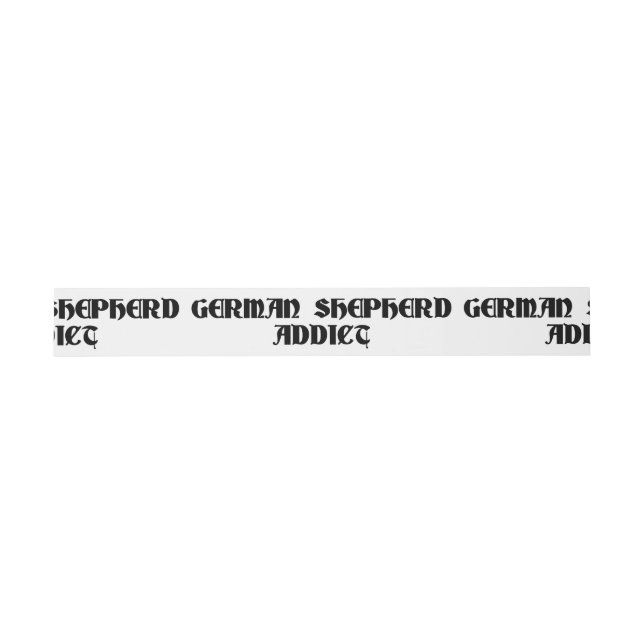 german shepherd addict invitation belly band (Flat)