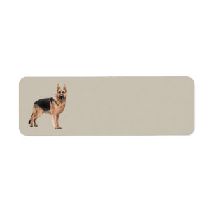 German Shepherd Address Label Return Address Label