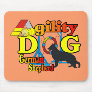 German Shepherd Agility Shirts Gifts Mouse Pad