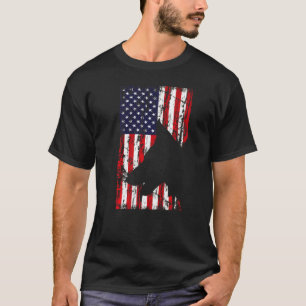 German Shepherd America Flag Patriot T-Shirt