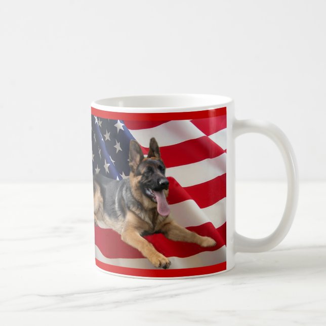 German Shepherd American Mug (Right)