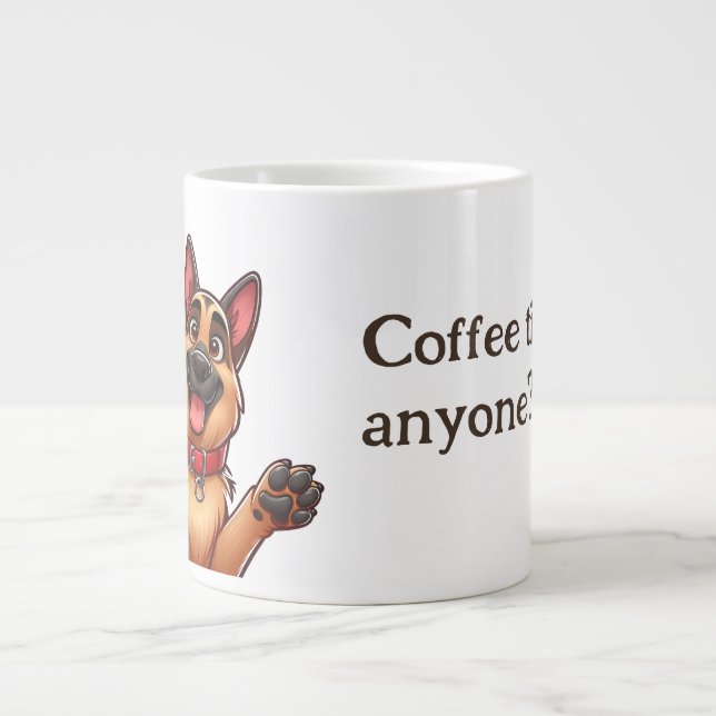  German shepherd Anyone coffee MUG (Front)