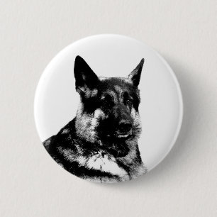 German shepherd badge