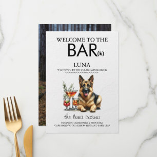 German Shepherd Bar Menu
