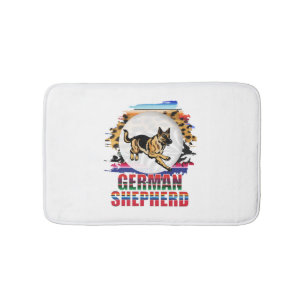 German Shepherd Bath Mat