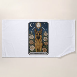 German Shepherd Beach Towel