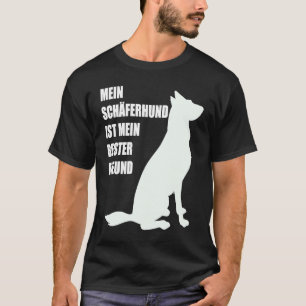 German Shepherd Best Friend of the Man White Dog T-Shirt