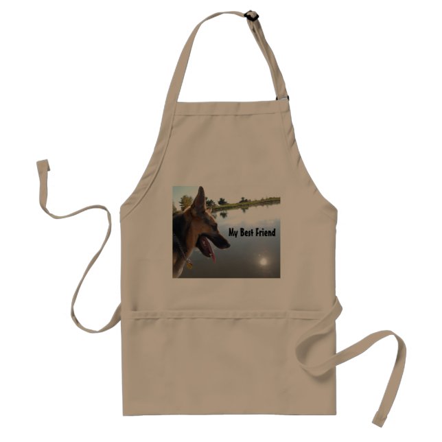 German Shepherd Best Friend Standard Apron (Front)