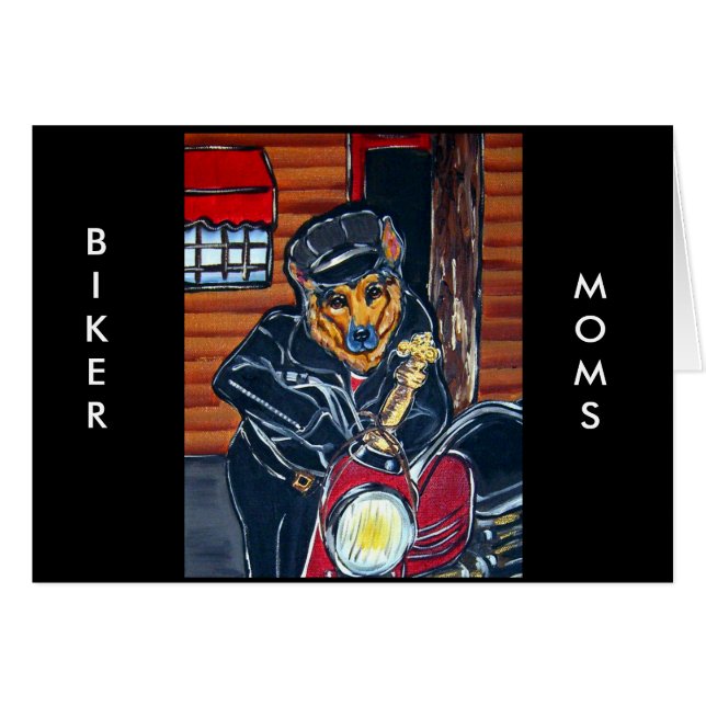 German Shepherd Biker (Front Horizontal)