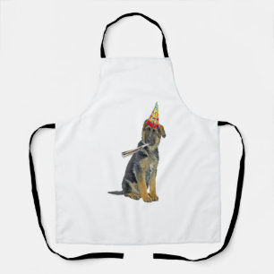 German Shepherd Birthday Apron