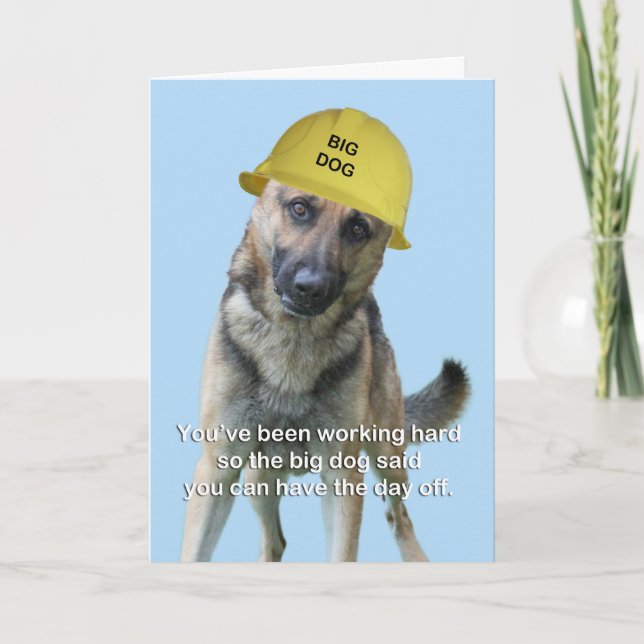 German Shepherd Birthday Card by Focus for a Cause (Front)
