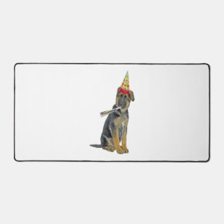 German Shepherd Birthday  Desk Mat
