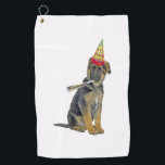 German Shepherd Birthday  Golf Towel<br><div class="desc">German Shepherd Birthday</div>