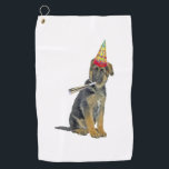 German Shepherd Birthday  Golf Towel<br><div class="desc">German Shepherd Birthday</div>