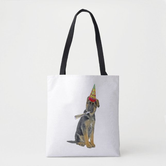 German Shepherd Birthday  Tote Bag (Front)