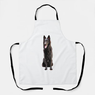 German Shepherd Black Dog Apron