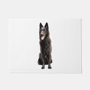 German Shepherd Black Dog Doormat