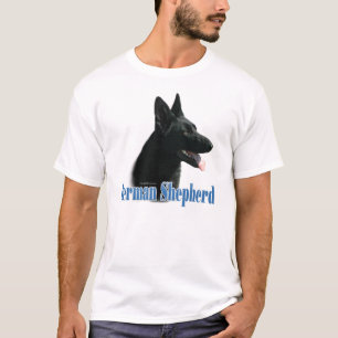 German Shepherd (black) Name T-Shirt